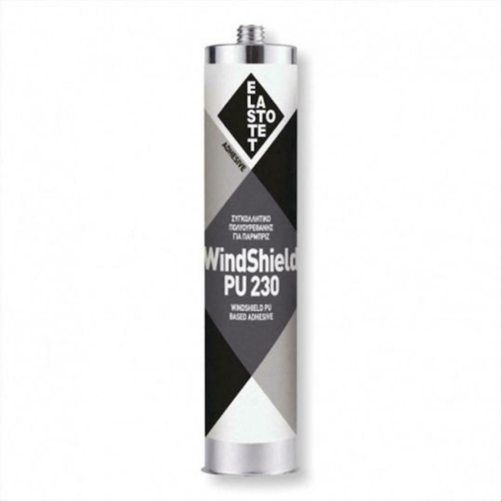 Adesivo per vetri Elastotet PU230 nero 310 ml
